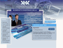 Tablet Screenshot of karoraklub.hu